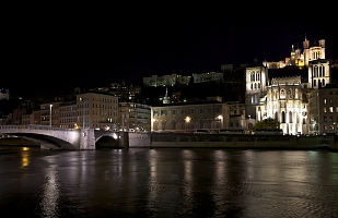 Cathedral with view on the Saône 