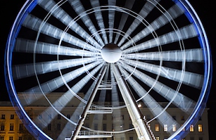 Blue Ferris Wheel 